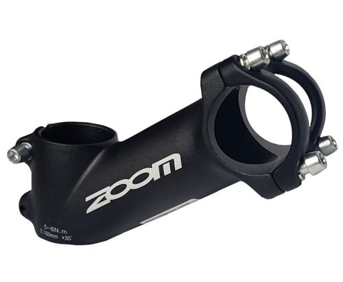 Zoom 31,8mm fekete kormányszár