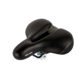 Koliken lyukas rugós nyereg fekete