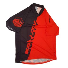 Nakita&Beauty unisex kerékpáros FR mez fekete-piros XL