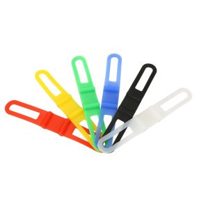 Szilikon fekete rögzítőpánt