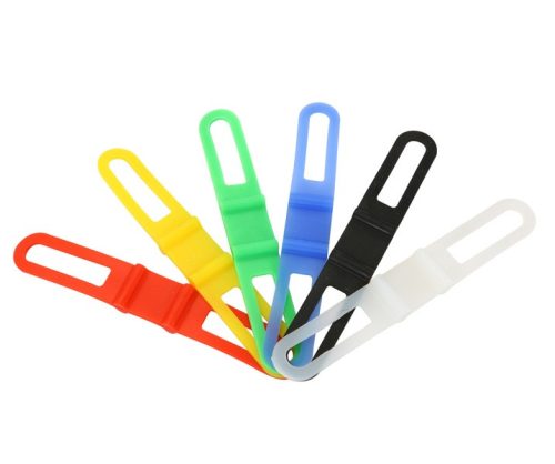 Szilikon fekete rögzítőpánt