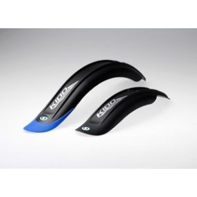 Csepel sárvédő garnitúra 16" fekete kék vég