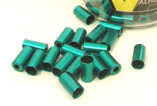 Alhonga 5 mm réz fékbowdenház vég zöld