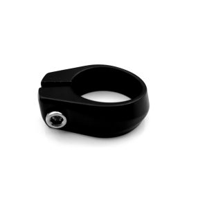 Fekete nyeregcső bilincs imbuszos 34,9