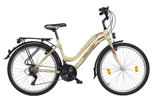 Koliken Cherry női felszerelt ATB kerékpár Latte