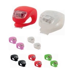 Koliken szilikon 2 ledes villogó több színben