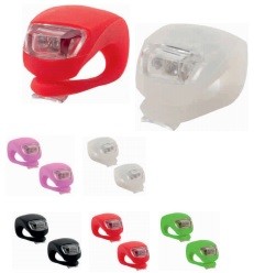 Koliken szilikon 2 ledes villogó több színben