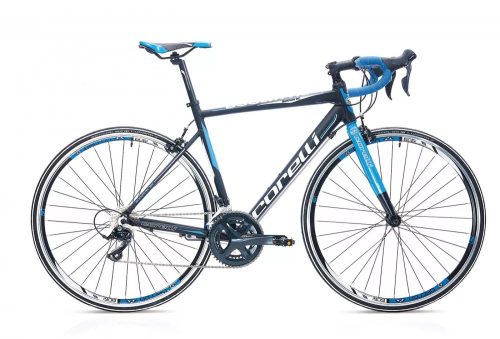 Corelli Boalva RC100  országúti kerékpár váz 52 cm Fekete-Kék