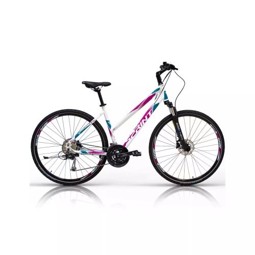 Sprint Sintero Plus női crosstrekking kerékpár 44cm Fehér