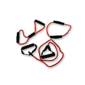   Tunturi fitnesz gumikötél szett 3 db-os (sárga, kis ellenállású)