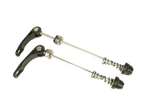 Velostar acél menetes gyorszár szett fekete