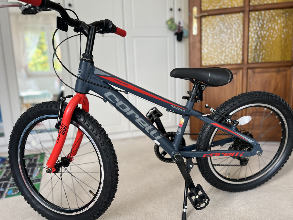   Corelli Rave Up 20 gyermek könnyűvázas kerékpár Grafit-Piros
